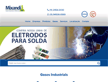 Tablet Screenshot of mixandi.com.br